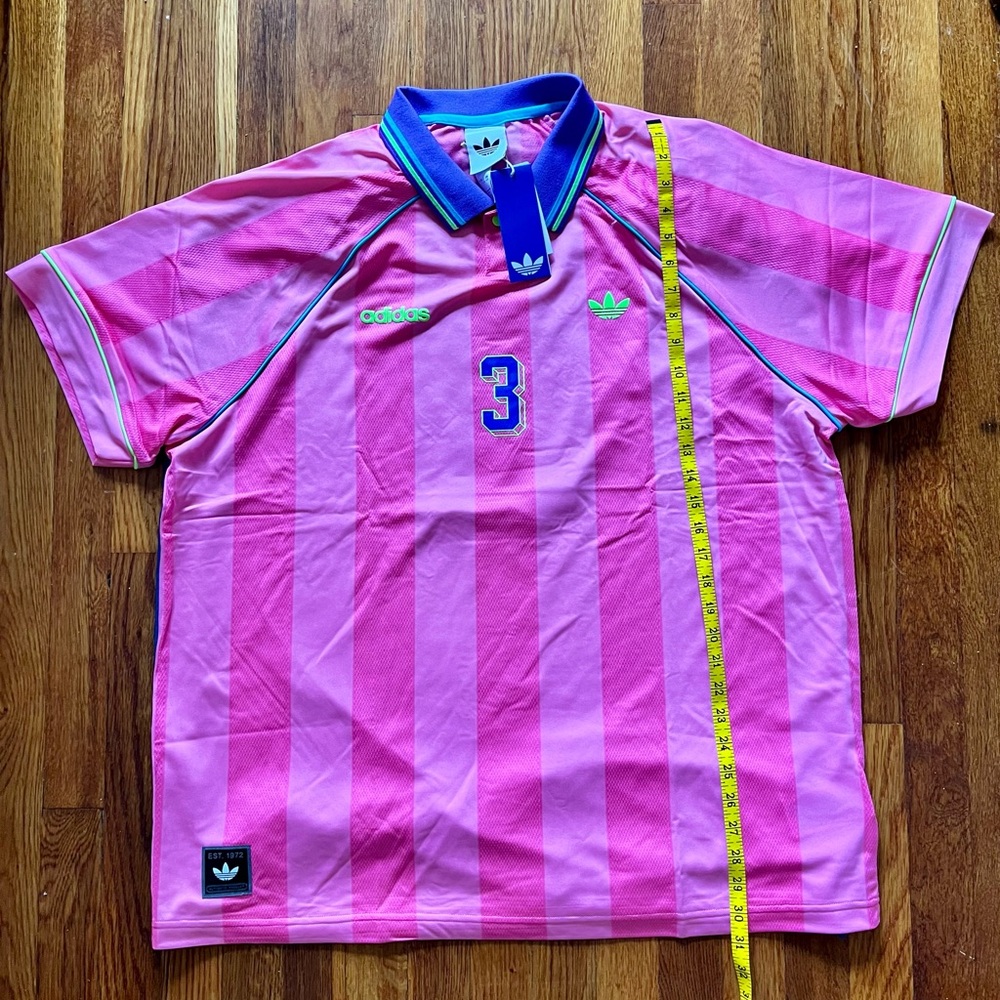 Adidas Originals Jacquard Jersey Lucid Pink KD2255 - Picture 3 of 6